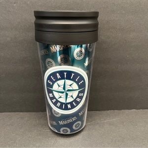 NEW MLB Seattle Mariners Insulated 3D Metallic Thermal Mug 16 oz.